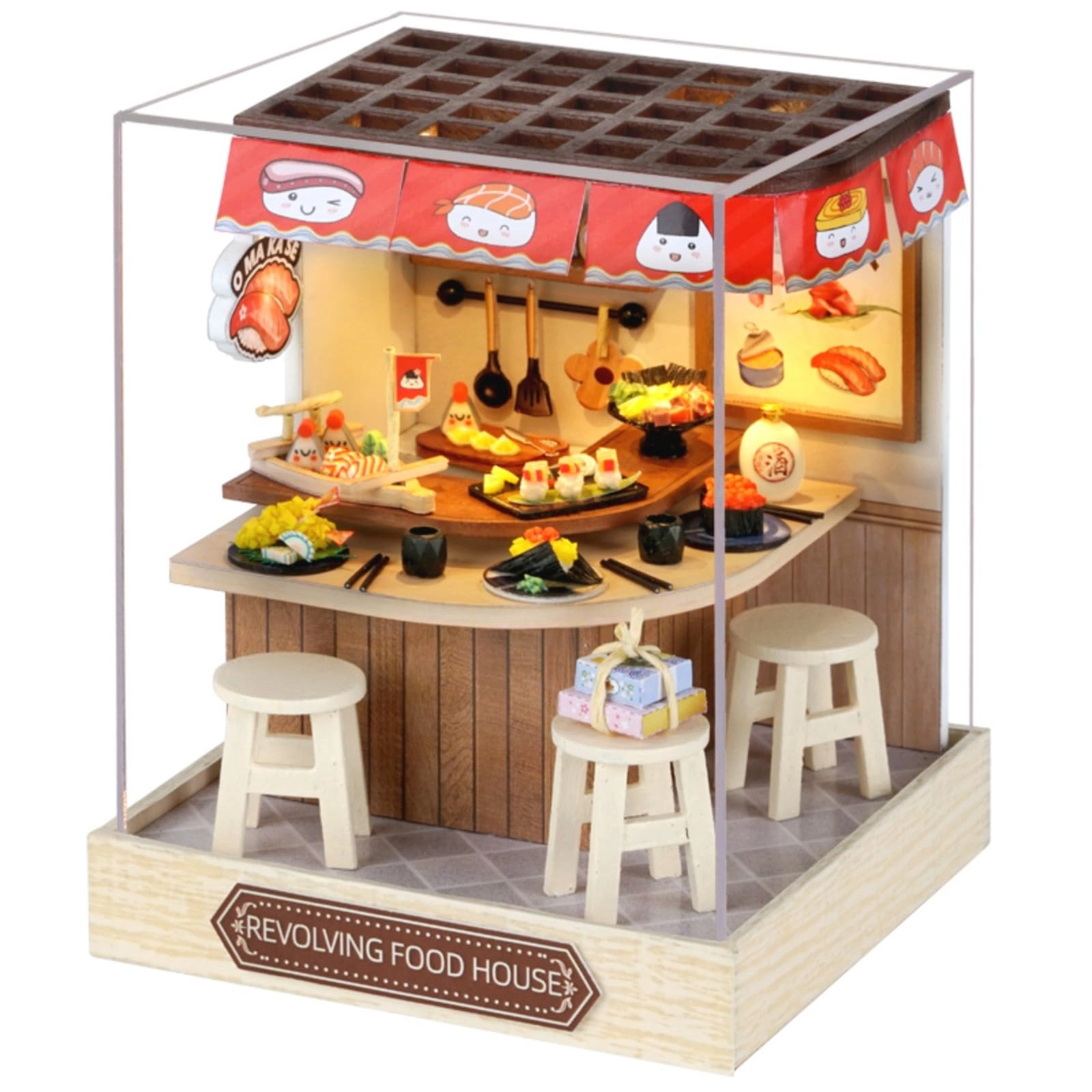 OZJAY Miniature House Kit - Creative Room 1:24 Scale