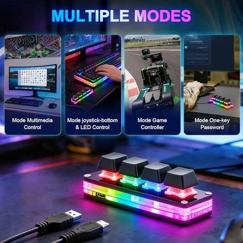 4-Key Keypad - QWERTY Wired