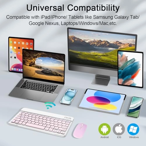 Wireless Keyboard And Mouse Combo - US Wireless