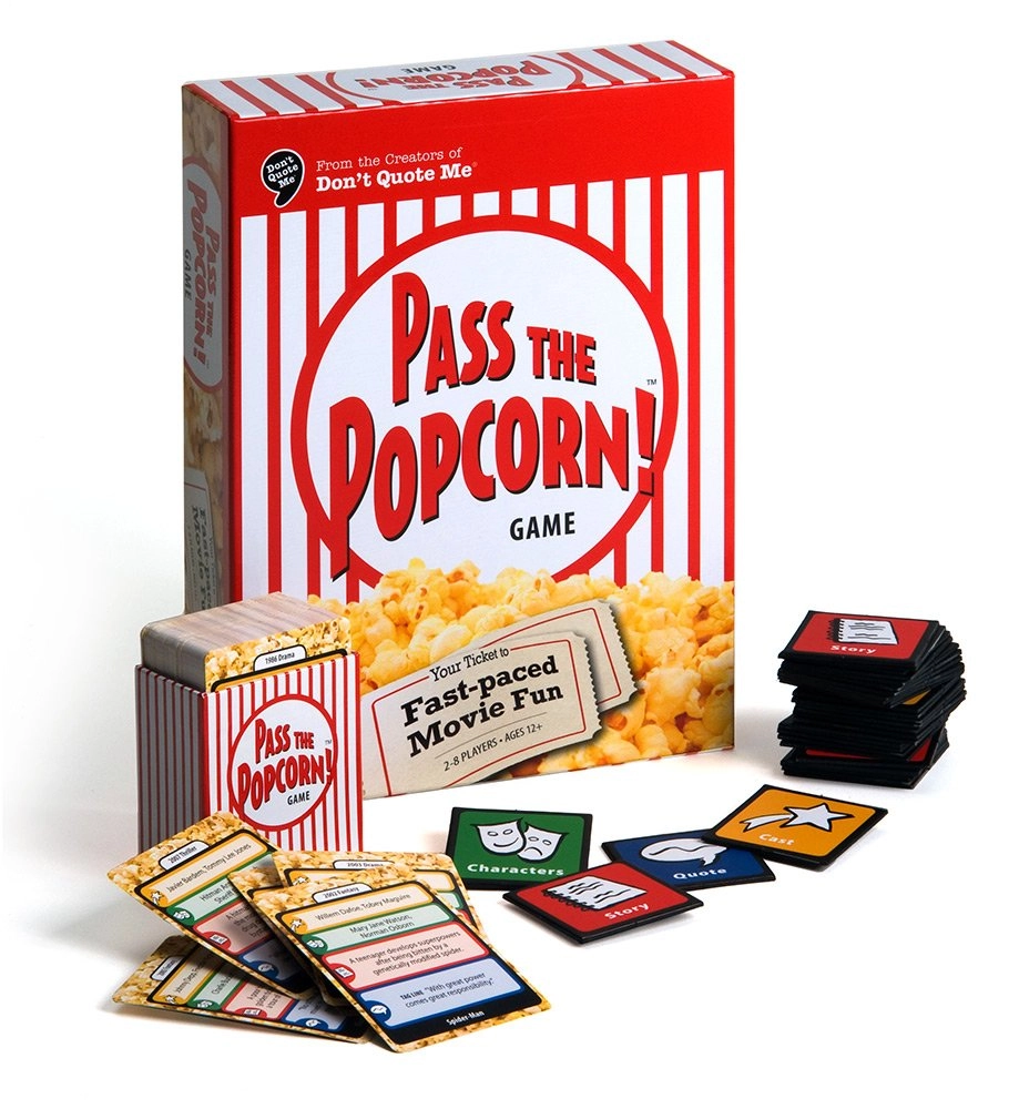 Mattel Pass The Popcorn: Movie Trivia Game
