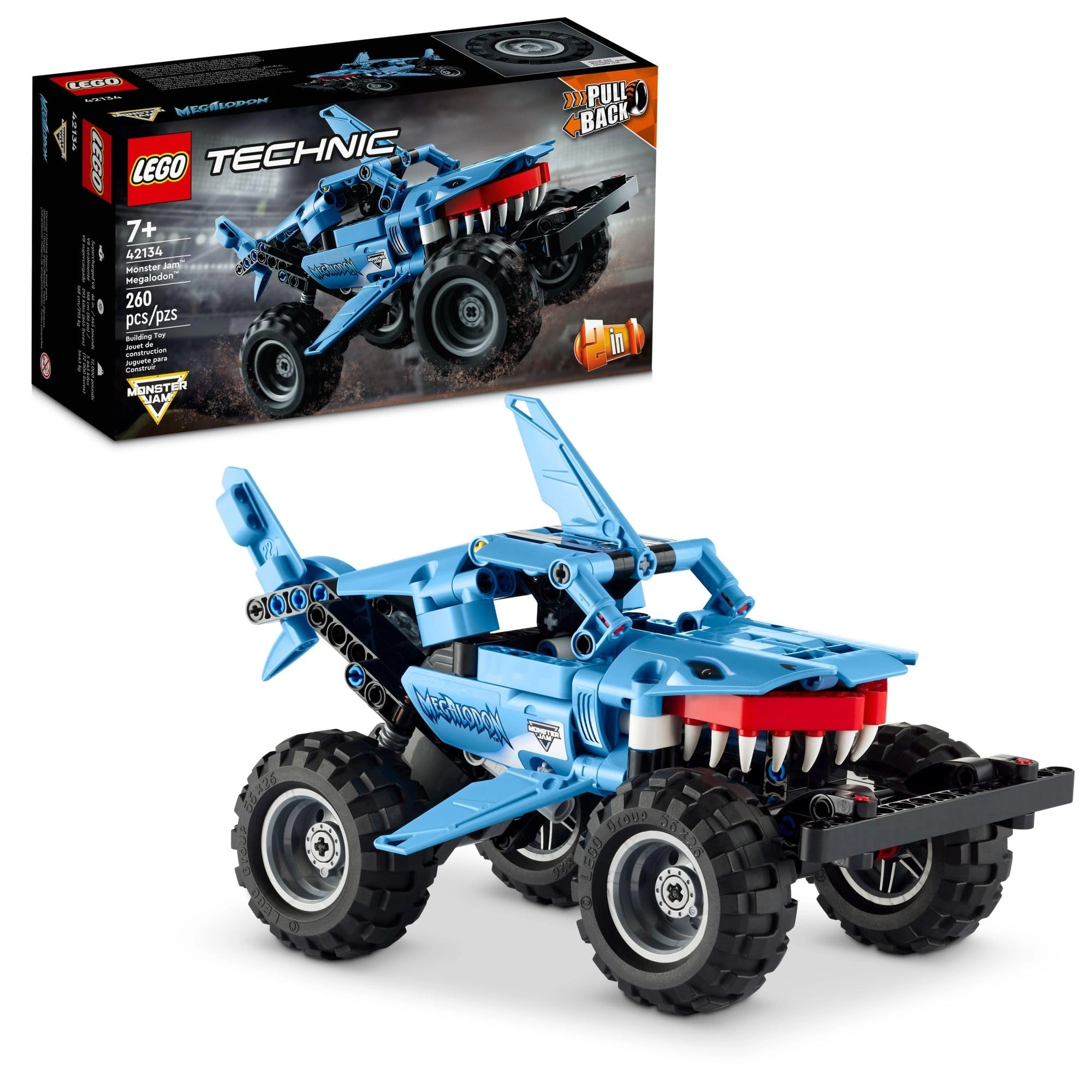Technic Monster Jam Megalodon (42134) - 2-in-1 Pull-back