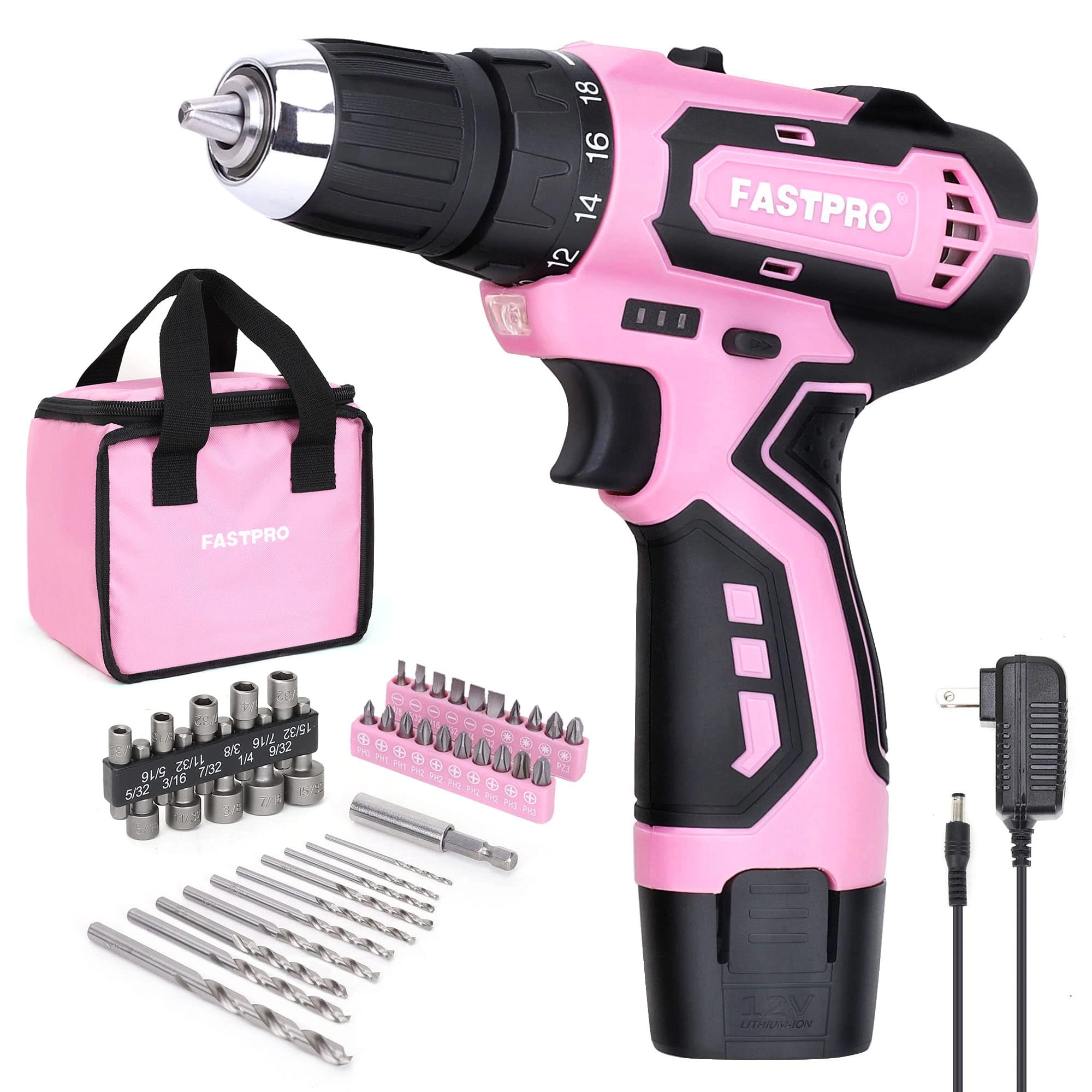 FUTE Cordless Drill Driver - 12V 1.5 Ah