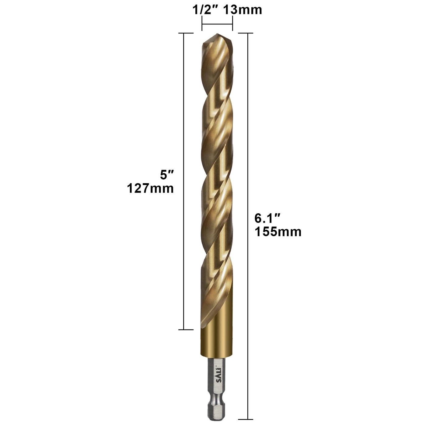 Cobalt Drill Bit Set - cobalt M35 high-speed steel 20 Pack 5/32 Inch