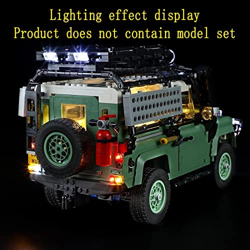 LED Lighting Kit for LEGO Land Rover Classic Defender 90 10317