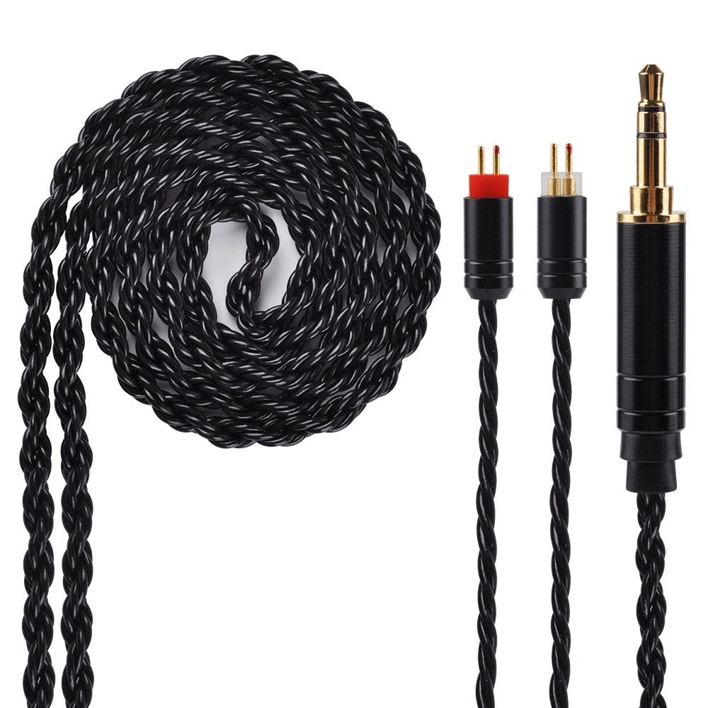 KINBOOFI Earphone Cable for Universal - 6 Core 2PIN 3.5mm Audio Jack