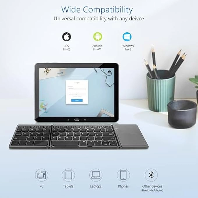 Foldable Bluetooth Keyboard - Bluetooth