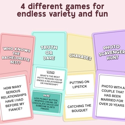 Greatest Bachelorette Party Game Bundle - English 21 years and up