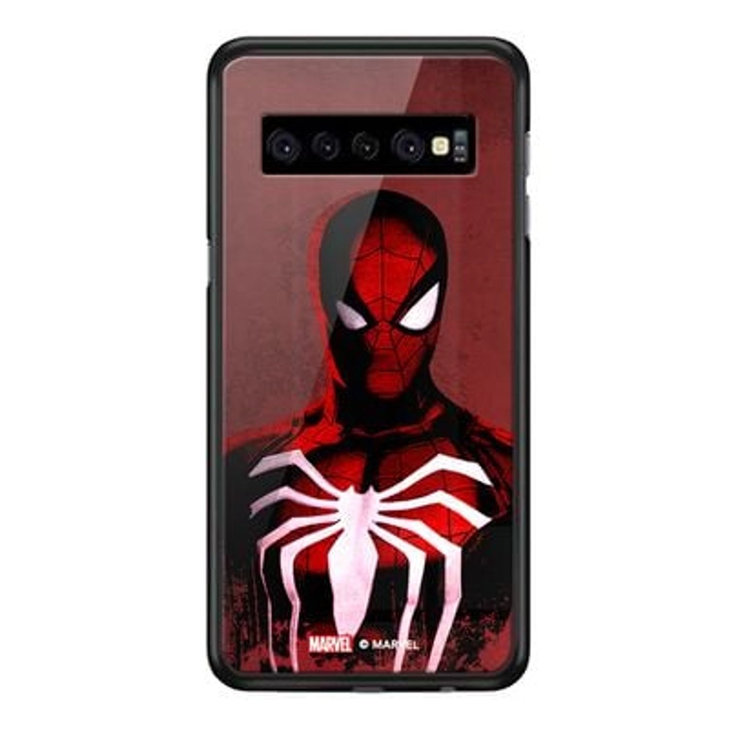 Wackylicious Spiderman Potrait Back Case for Galaxy S10
