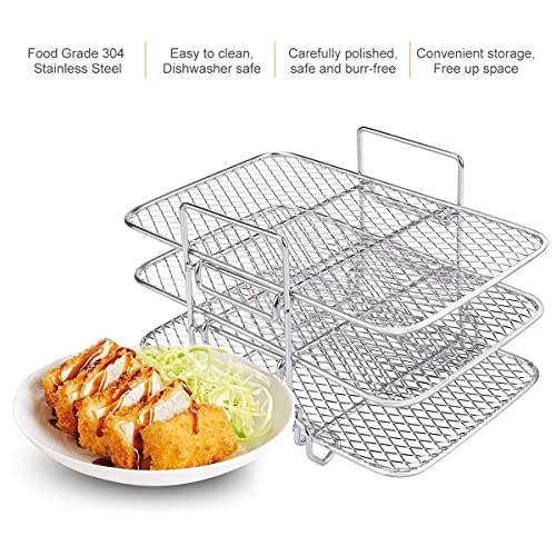 Air Fryer Rack - 304 Food Grade Stainless Steel 3 piece(s)