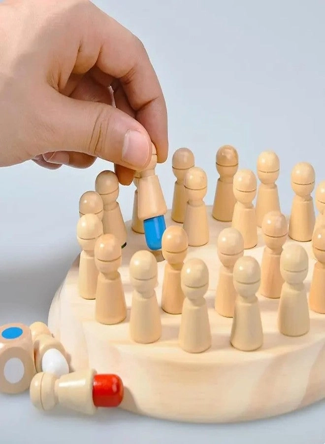 Wooden Memory Match Stick Chess Game