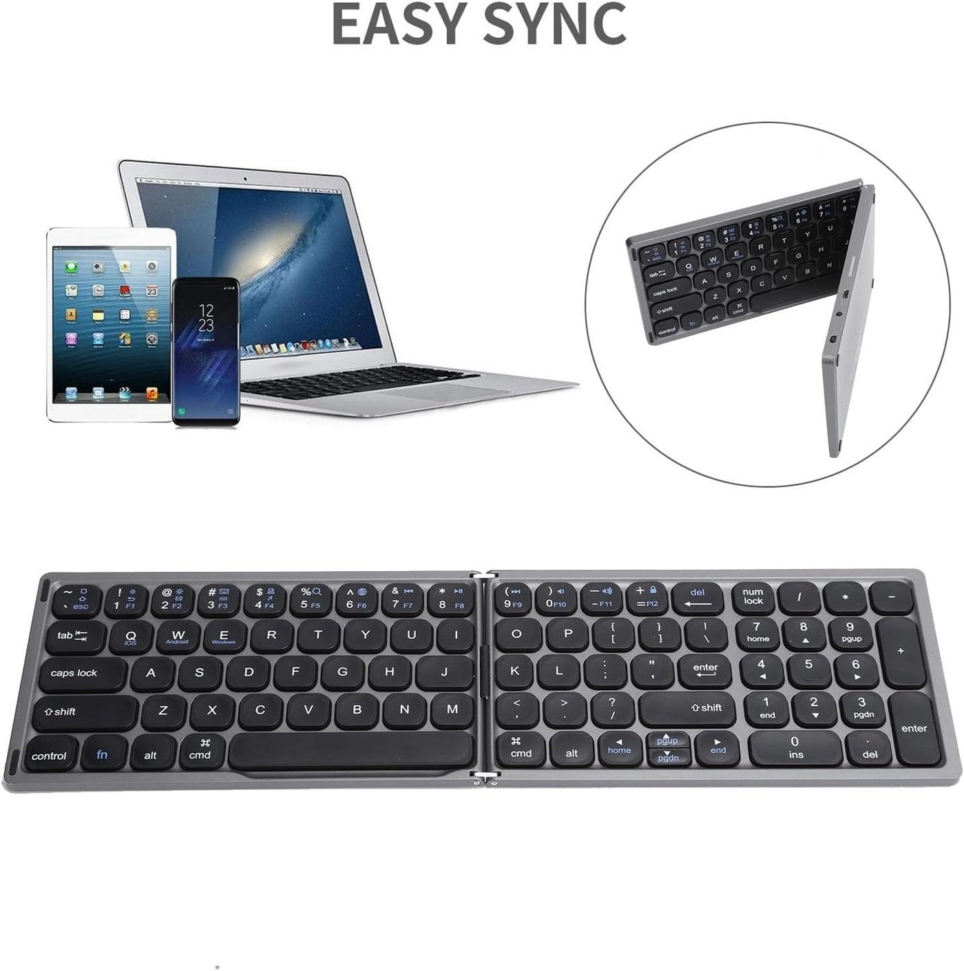 Ultrathin Folding Keyboard - Wireless