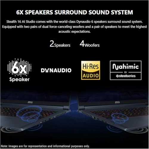 Stealth 16 AI Ultra Thin - 16'' Ultra 9-185H 64GB DDR5 4TB SSD