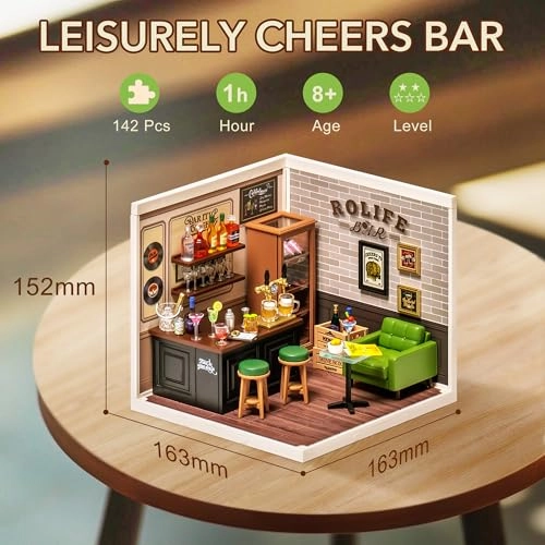 DIY Miniature House Kit - DAILY INSPIRATION CAFE 1:24