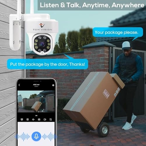 10 Channel Wireless Security PTZ Camera System - 4pcs 10 5MP