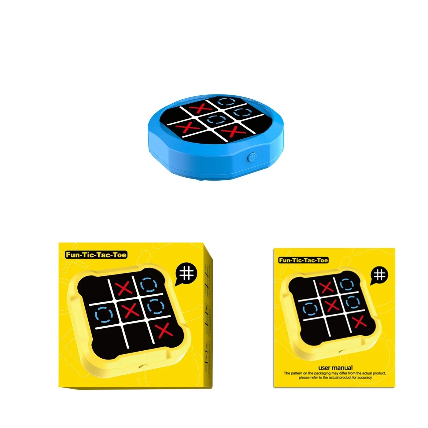 Electronic Tic-Tac-Toe Bolt Game - 3-in-1 Portable
