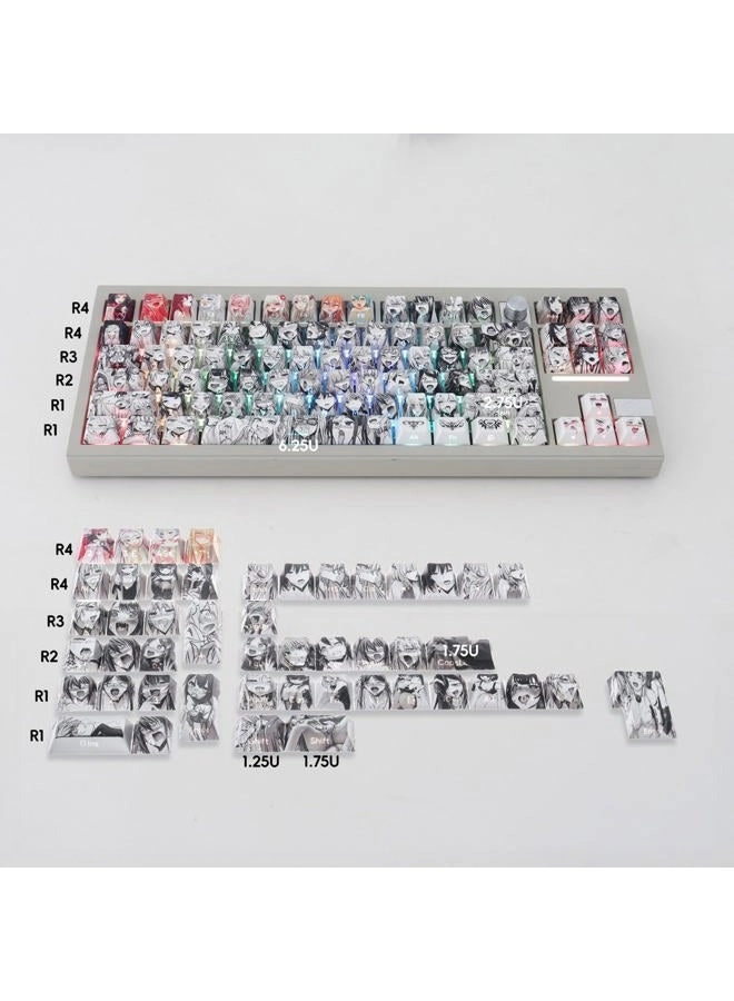 135 Keys PBT Keycaps - USB