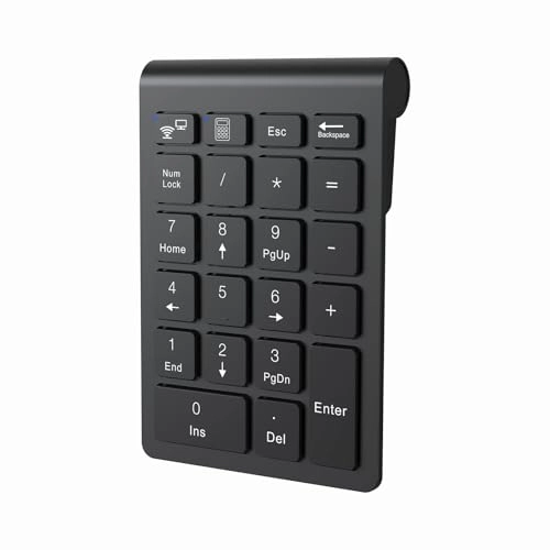 Bluetooth Number Pad - scissor switch