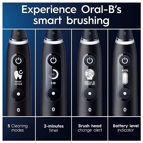 iO 7 - Black 1 Toothbrush Head Premium Travel Case