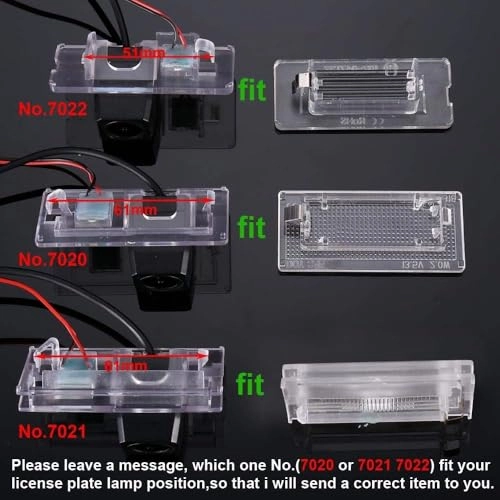 Rear View Camera - Night Vision 1280 x 720 pixels