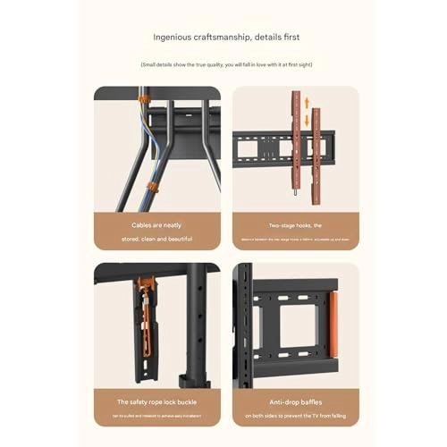 All-In-One Tv Floor Stand - 210kg 50" to 100"