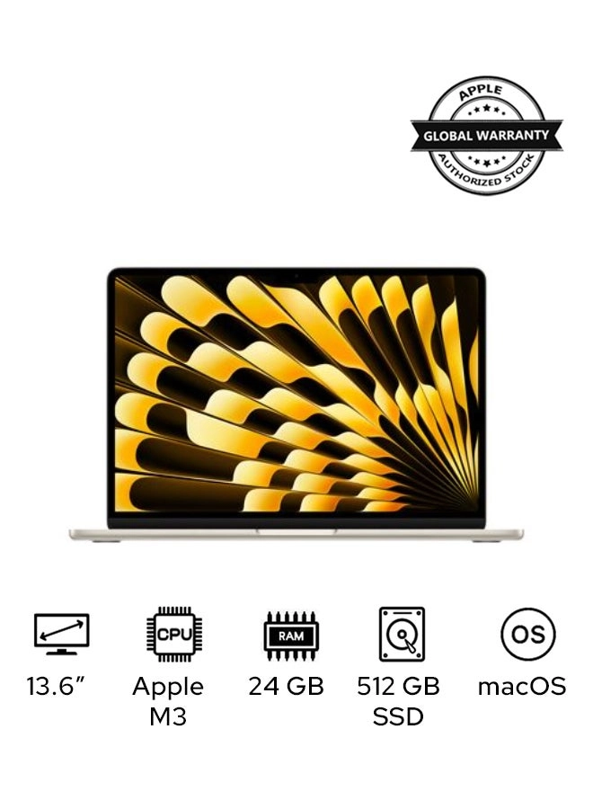 MacBook Air - 13.6'' 512GB 24GB M3