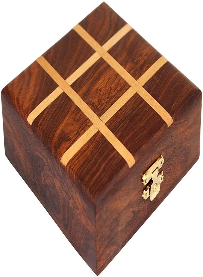 Noughts and Crosses (Zeero Kata) - Wooden 2-in-1 Pure Rosewood