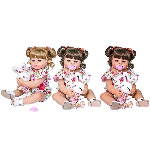 Reborn Baby Doll - 22 inch Silicone Vinyl Bundle