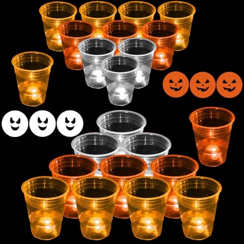 Halloween Candy Corn Pong Set - English 3 years and up 22 Pcs