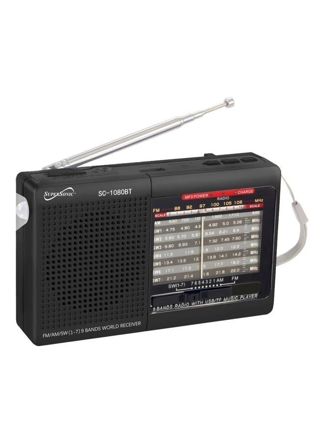 Supersonic SC-1080BT - 9 Band Bluetooth Radio