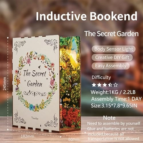 DIY Book Nook Kit - The Secret Garden 1/32