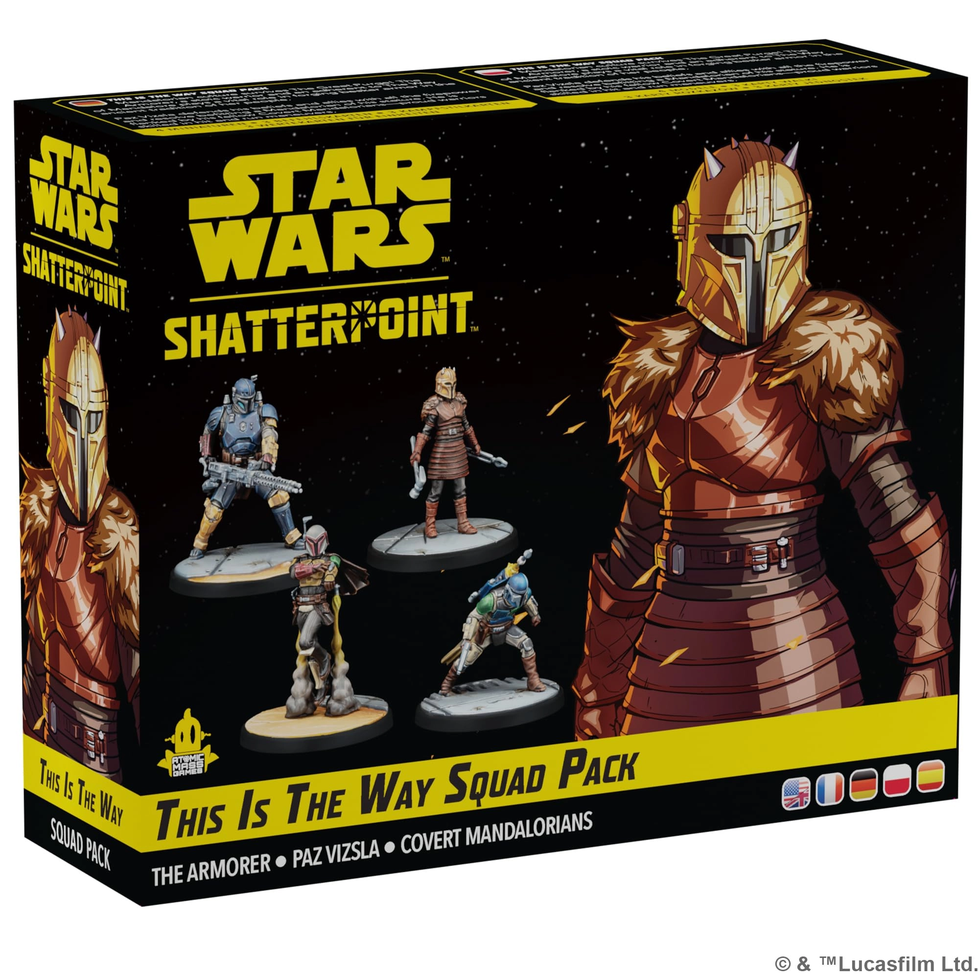 Asmodee Star Wars Shatterpoint: This Is The Way Squad Pack - Tabletop Miniatures Strategy Game