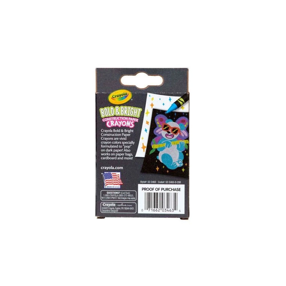 Bold & Bright Construction Paper Crayons - 24