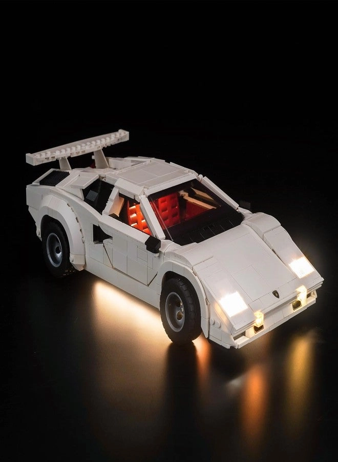LED Lighting Compatible with Lamborghini Countach 5000 Quattrovalvole (10337) - White