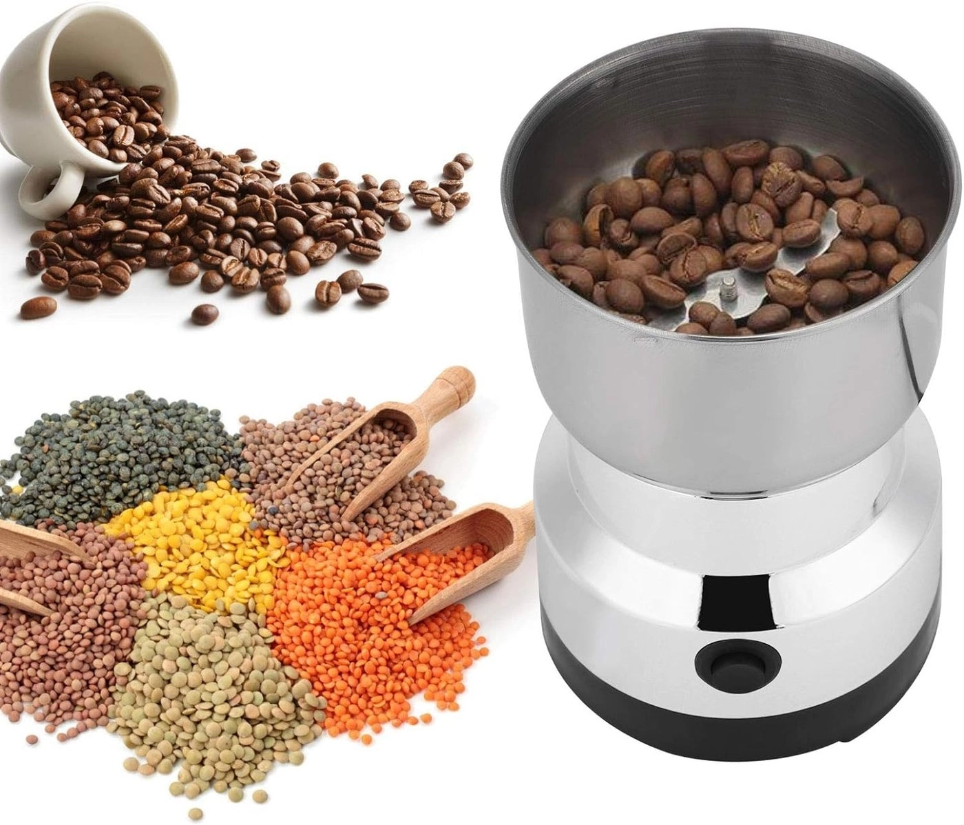 Coffee Grinder - Mini 300 ml Replacment Stainless Steel Blade