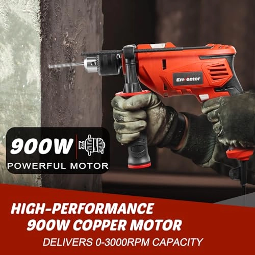 Hammer Drill - 900W 0-3000RPM 13mm Chuck