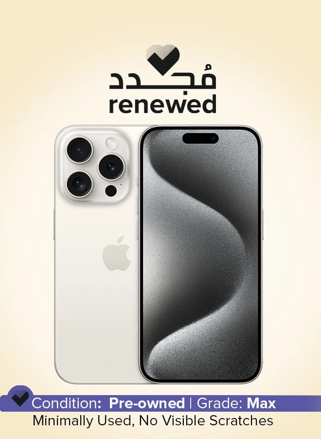 (Renewed) iPhone 15 Pro - 8GB 512GB