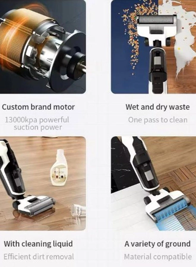 Cordless Wet Dry Vacuum Cleaner - 3-in-1 Multi-Surface Self-Cleaning