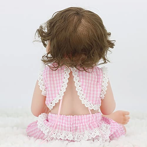 Reborn Baby Doll - 22 Inch Soft Vinyl Blonde Blue Eyes