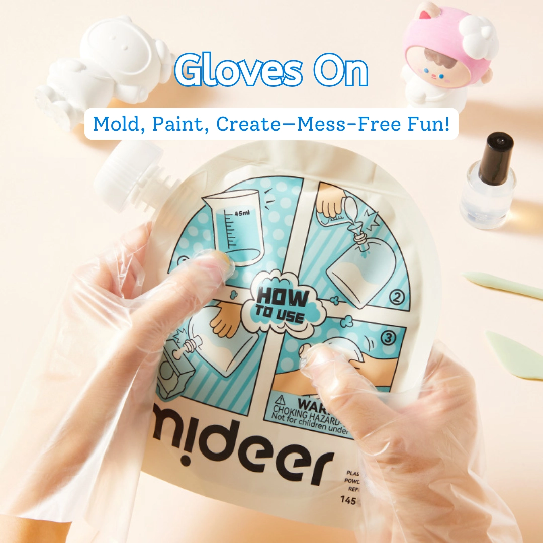 Plaster Artisan DIY Art Kit - 28 Pcs