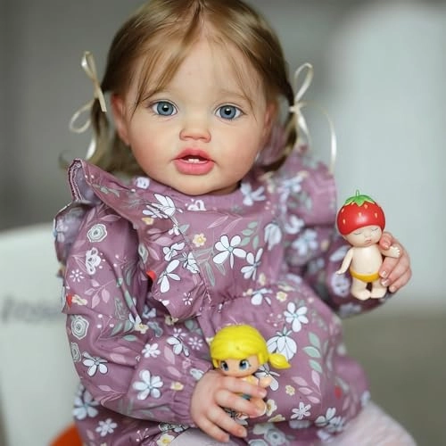 Reborn Baby Doll - 24 in Silicone Vinyl Toddler Girl Ages 3+