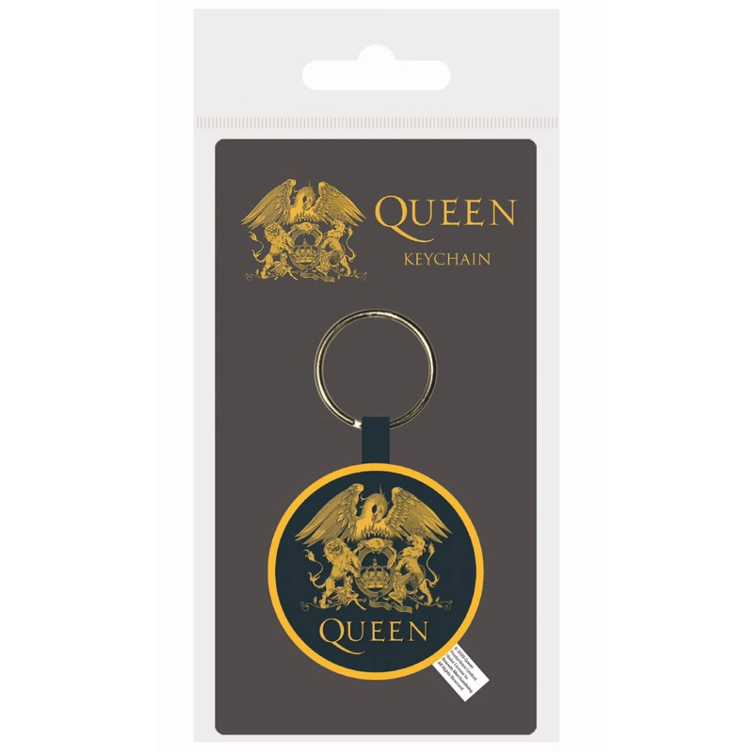 Queen Crest Woven Keychain