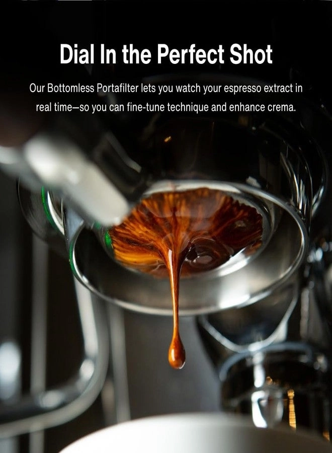 Bottomless Naked Portafilter + Double Shot Filter Basket