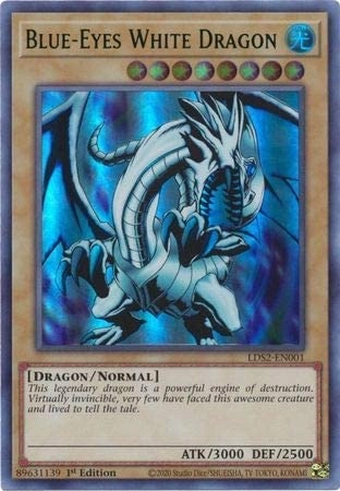 Blue-Eyes White Dragon LDS2-EN001 - 1st Edition