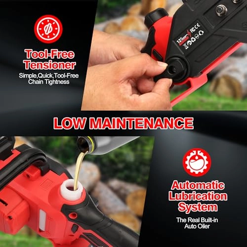 Brushless Electric Chainsaw - 1200 Watts