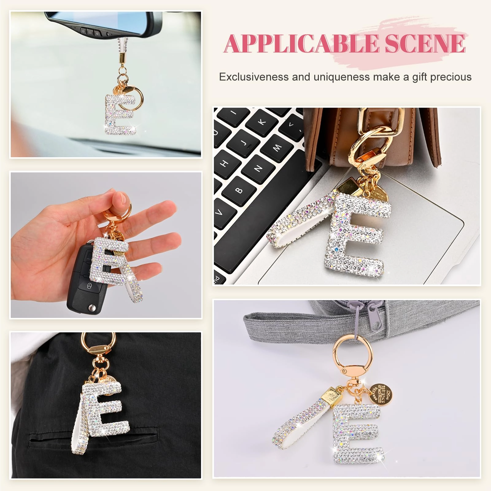 Initial Letter Keychain