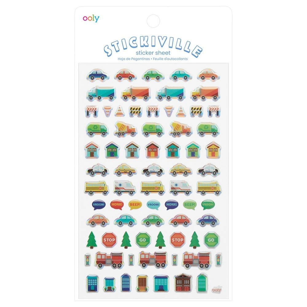 OOLY Workin' Wheels Sticker Book 1 pcs
