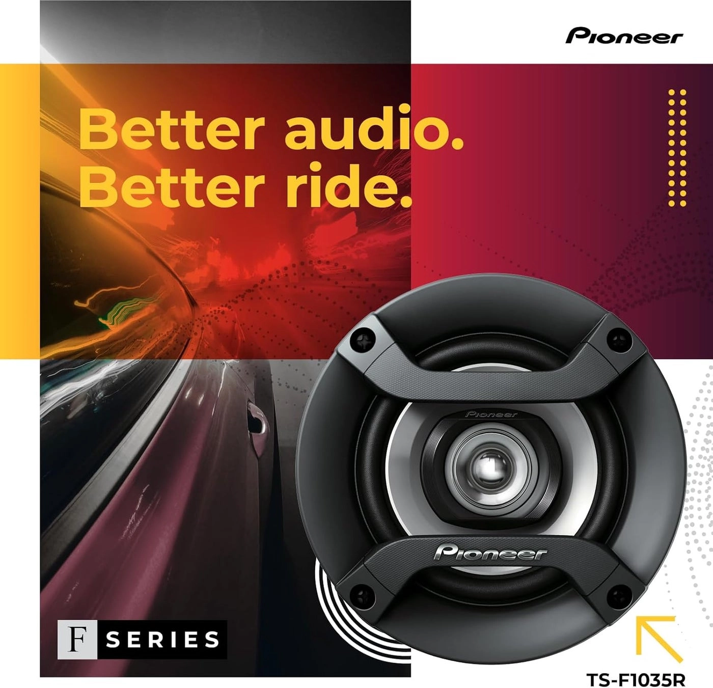 TS-F1035R - 4" 2-Way Coaxial