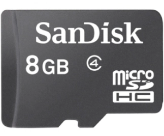 microSDHC Class 4 8GB