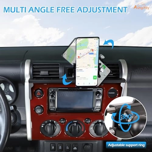Car Instrument Panel Track Mobile Phone Holder - FJ Cruiser 2007-2021