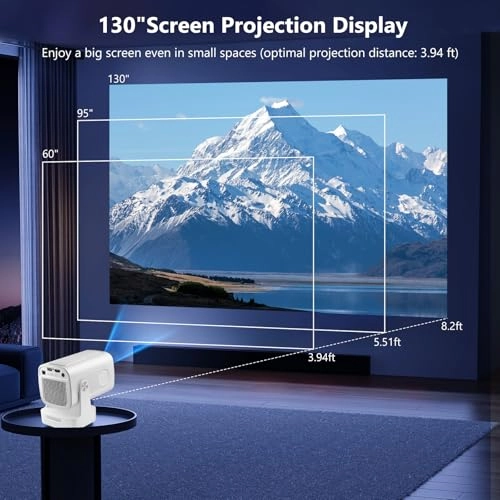 Mini Projector 1800 ANSI lumens 1920 x 1080